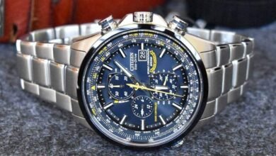 Eco Drive Blue Angels World Chronograph