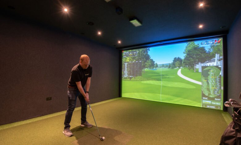 Home golf simulators