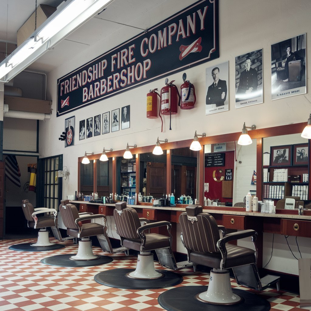 friendship fire company barbershop